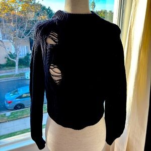 💸 3/$15 💸 GU Black Knit Sweater | Small
